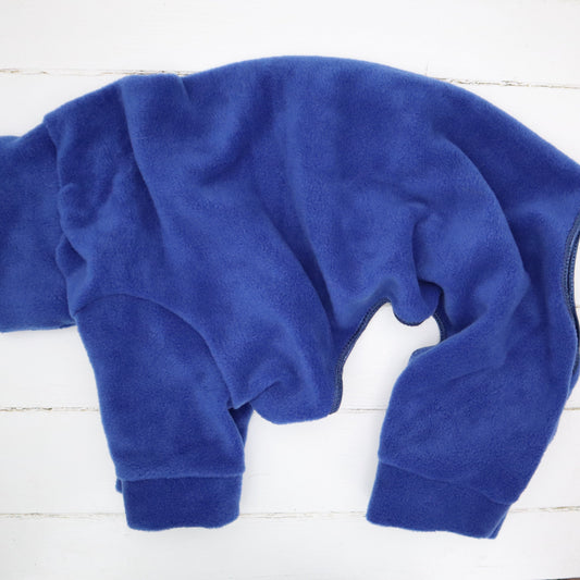 Dog Royal Blue Fleece Suit CHOICE of COLOURS Mix and Match