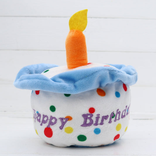 Stock Clearance SALE Dog Plush Toy Birthday Cake Puppy Gift